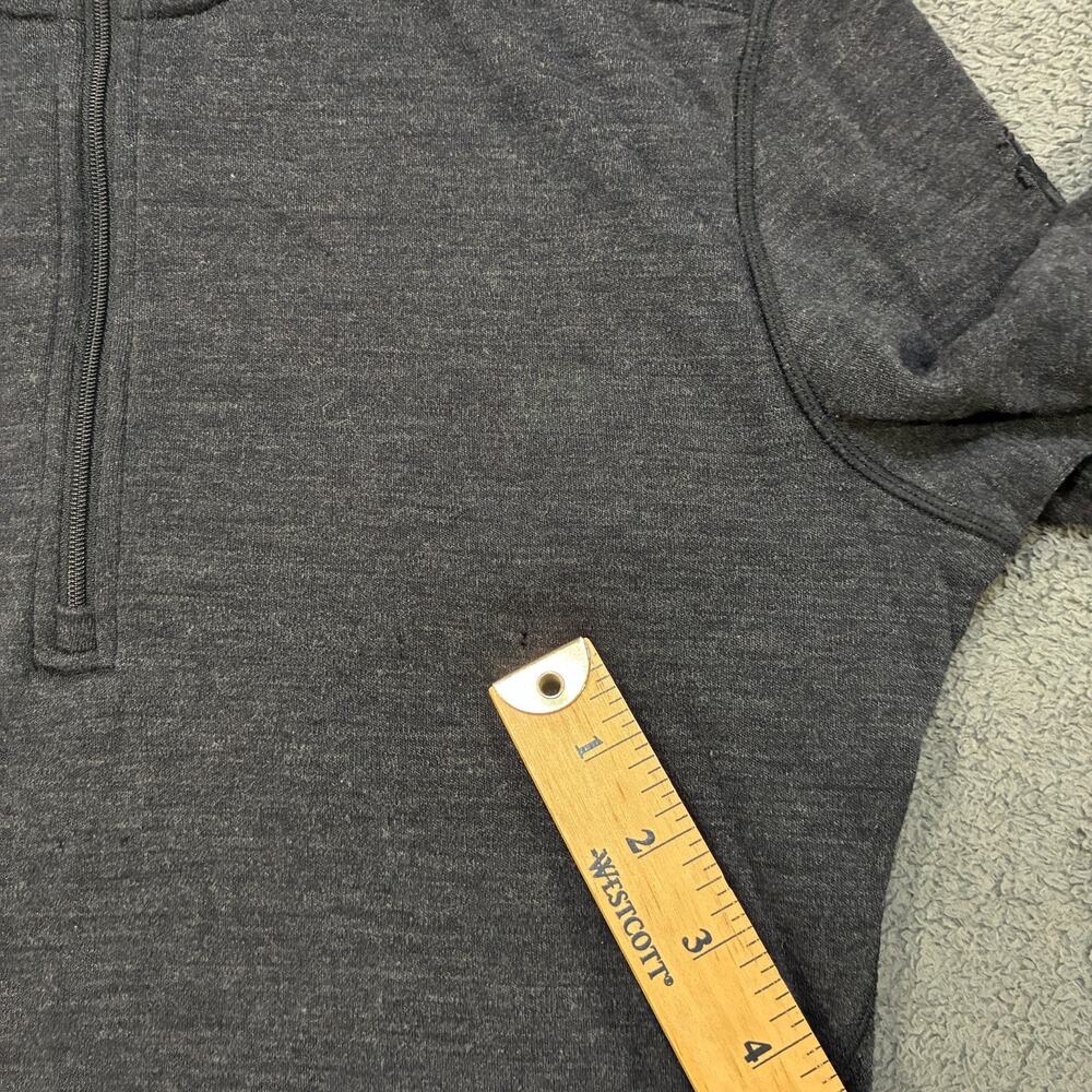 Smartwool Dark Gray Merino Wool Blend Quarter Zip Baselayer Women's Size Small - Picture 5 of 8